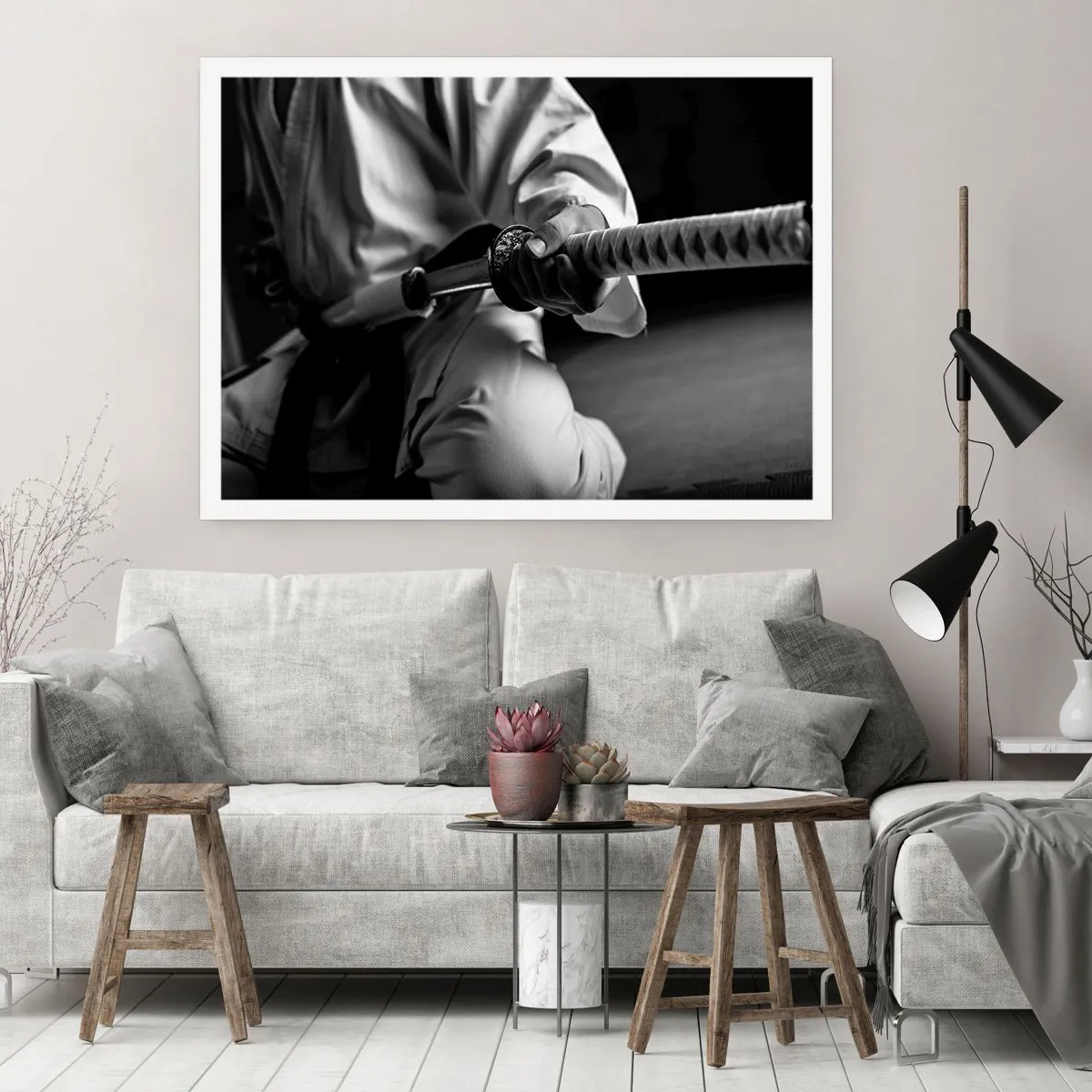 Affiche - Poster - Âme de guerrier - 70x50 cm