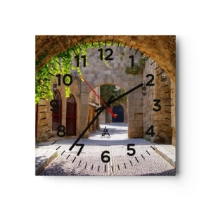Horloge murale - Pendule murale - Le cortège apparaîtra bientôt - 40x40 cm