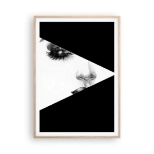 Affiche dans un chêne clair - Poster - Toujours inconnu - 70x100 cm