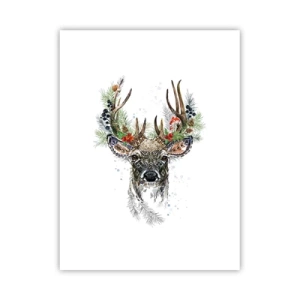 Affiche - Poster - En robe de fête - 30x40 cm