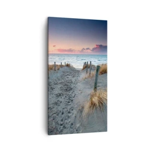 Impression sur toile - Image sur toile - Tu as versé l'éclat de l'arc-en-ciel sur les flots - 45x80 cm