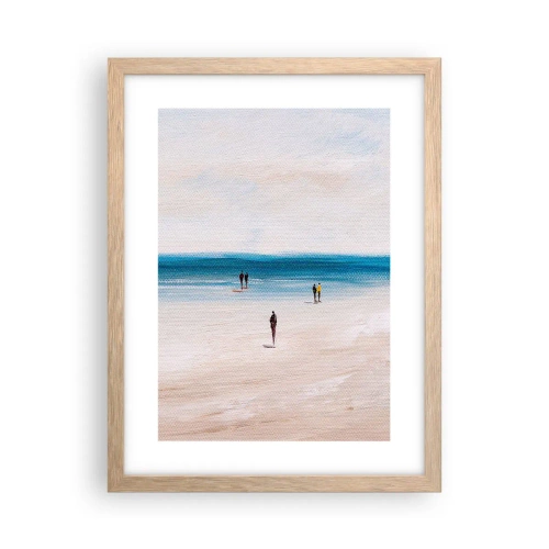 Affiche dans un chêne clair - Poster - Un besoin naturel - 30x40 cm