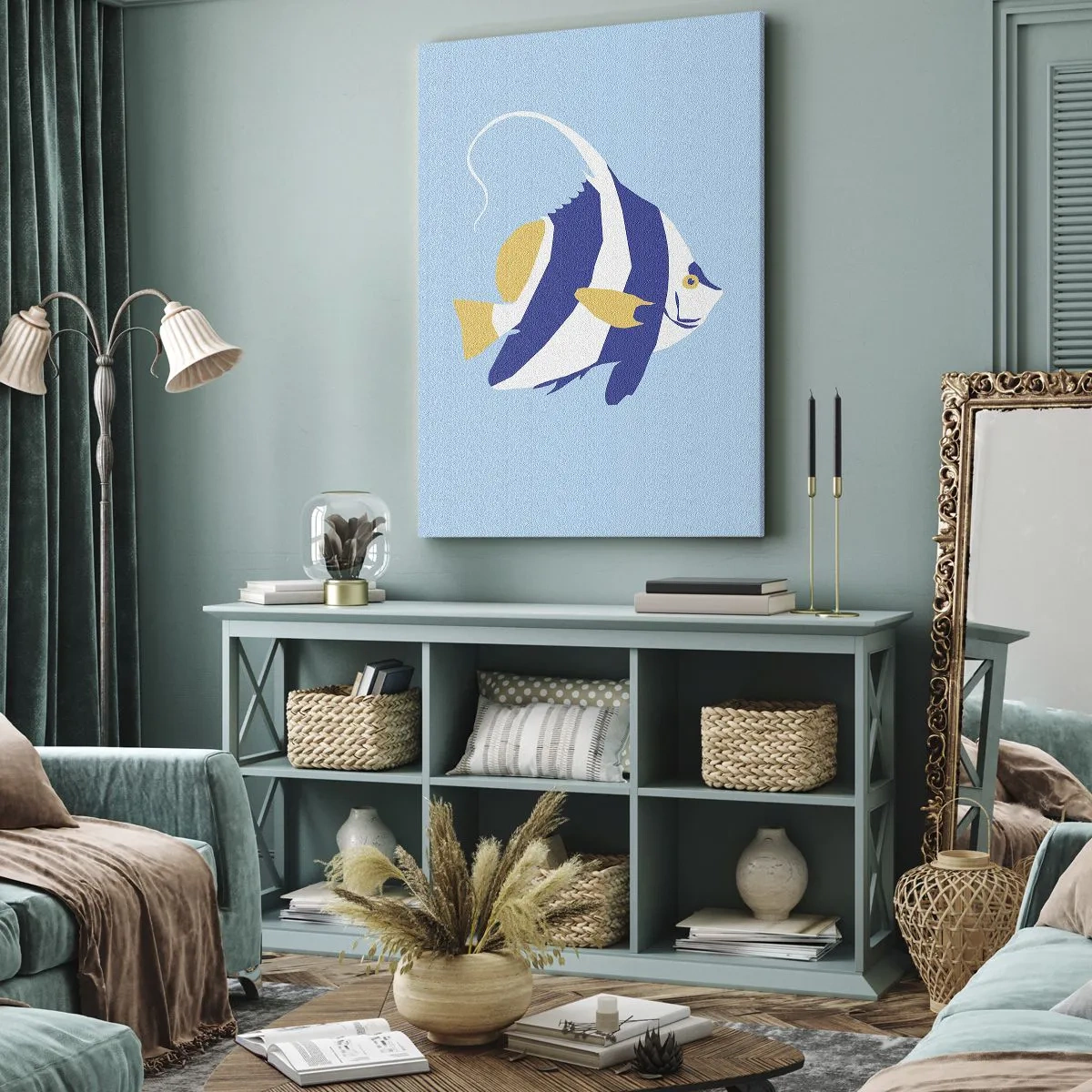 Impression sur toile - Image sur toile - Miss eaux tropicales - 80x120 cm