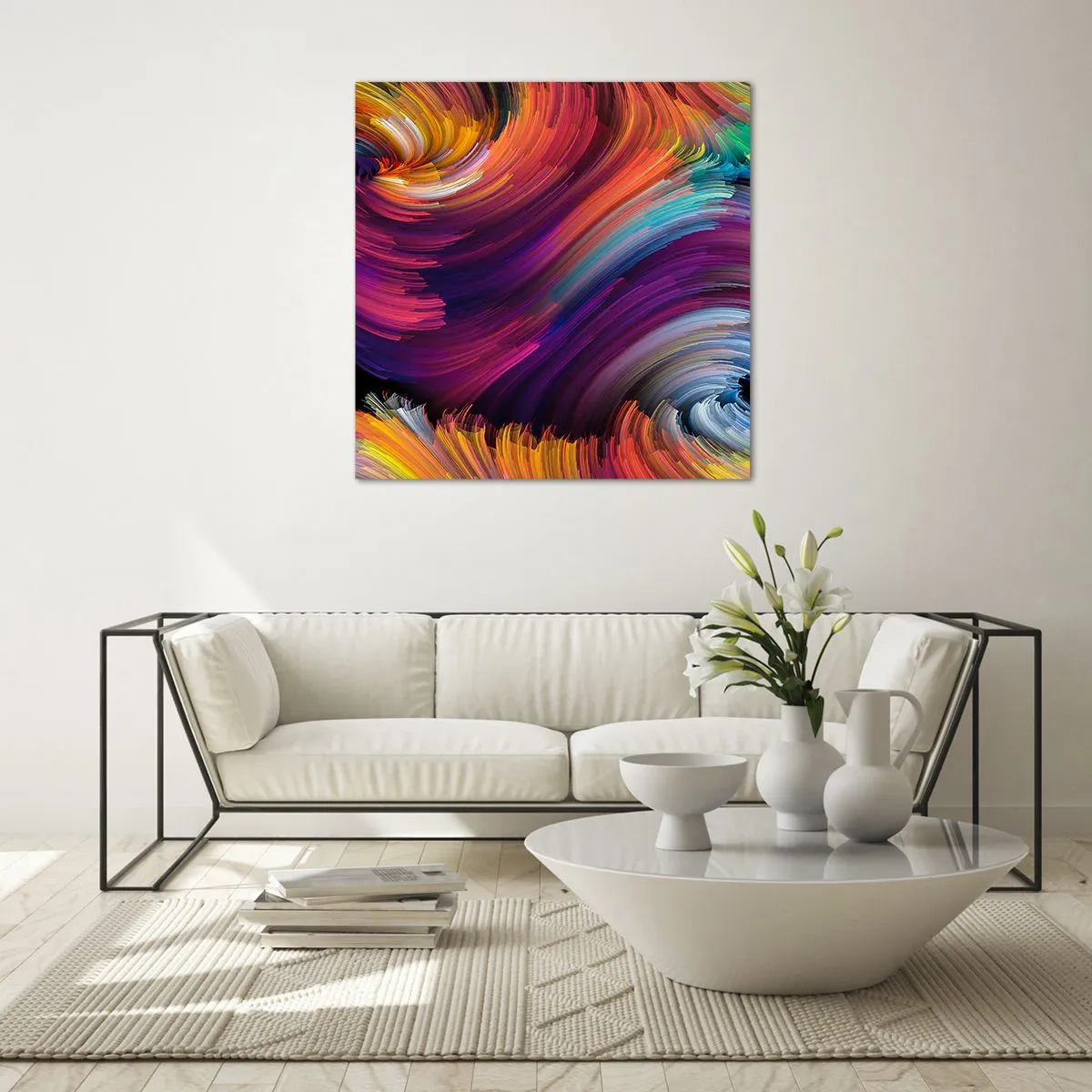 Impression sur verre - Image sur verre - Le début d'un nouveau monde - 40x40 cm