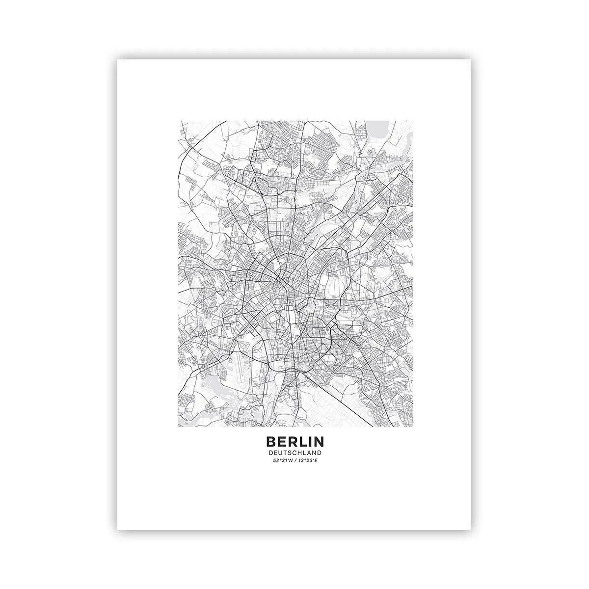 Affiche - Poster - Fleur de Berlin - 30x40 cm