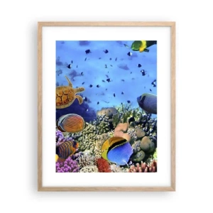 Affiche dans un chêne clair - Poster - Et que sait-on de la vie… - 40x50 cm