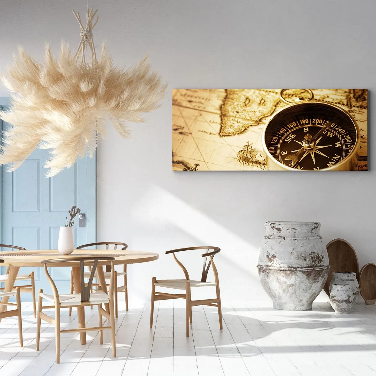 Impression sur toile - Image sur toile - Est ou ouest? - 90x30 cm