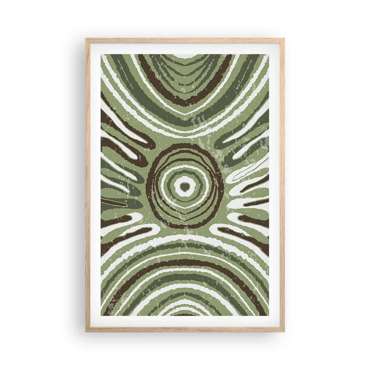 Affiche dans un chêne clair - Poster - Une explosion d'émotions - 61x91 cm