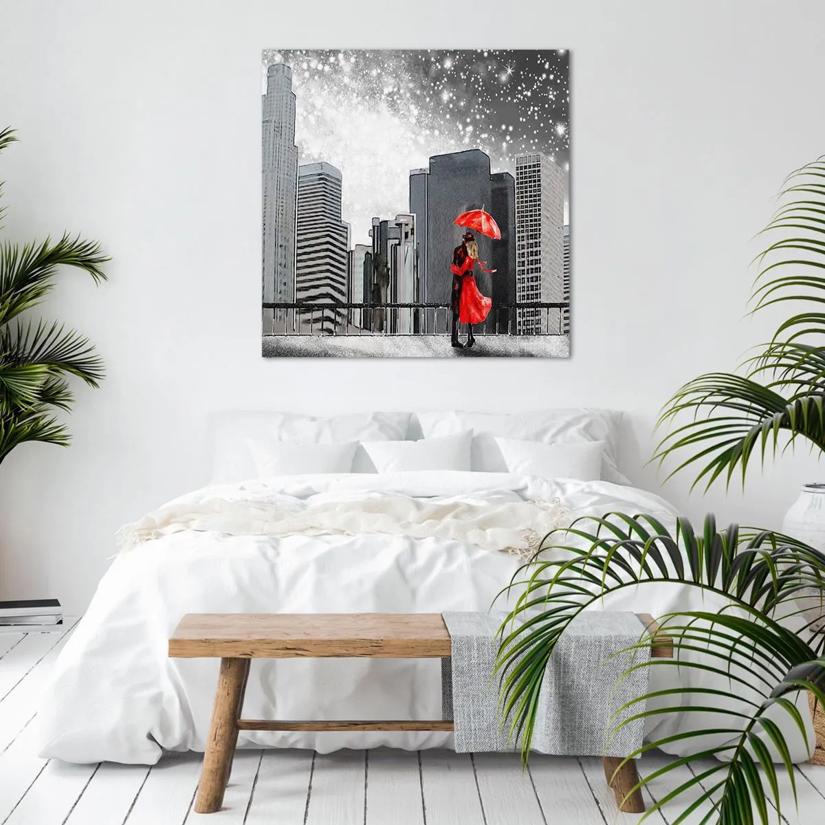 Impression sur toile - Image sur toile - L'homme n'est pas une pierre - 60x60 cm