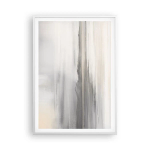 Affiche dans un cadre blanc - Poster - Distance réfléchie - 70x100 cm