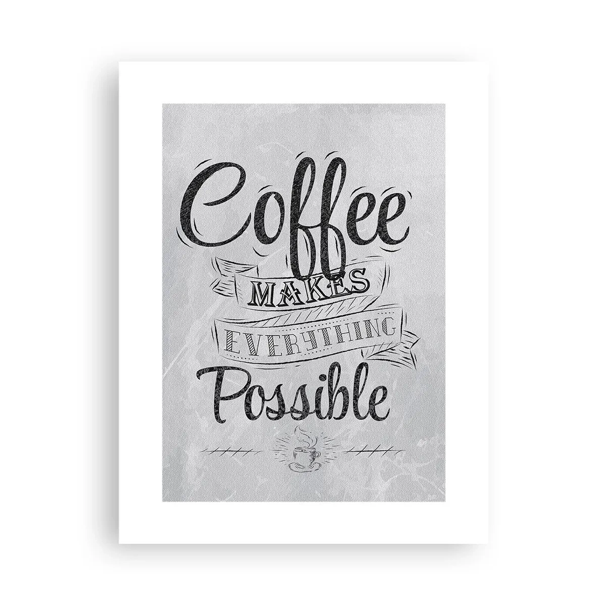 Affiche - Poster - Comment ne pas aimer le café maintenant - 30x40 cm