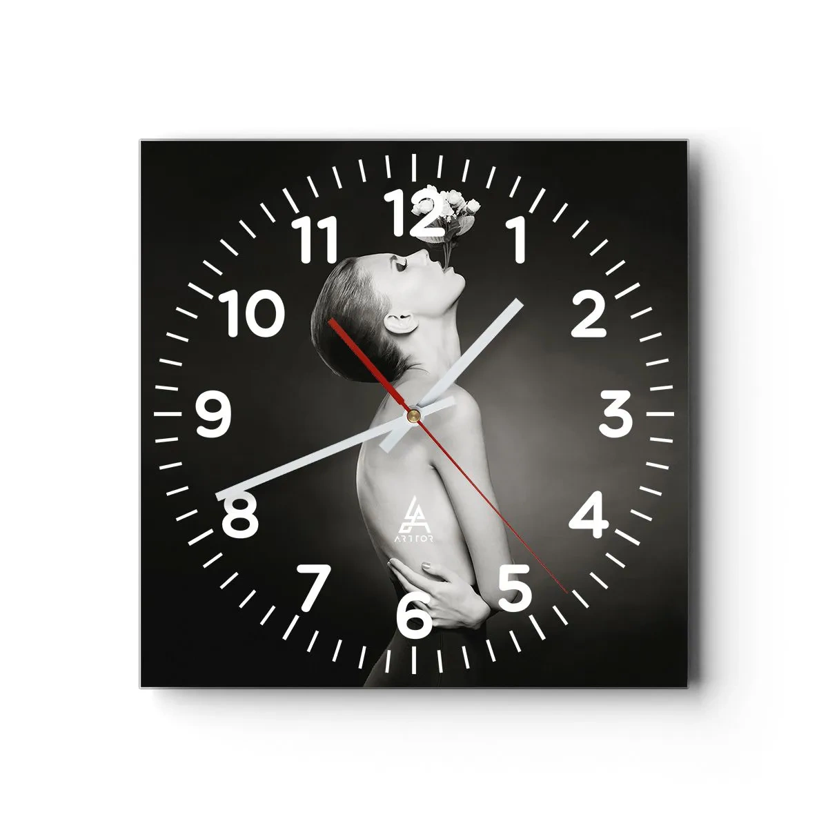 Horloge murale - Pendule murale - Elégance excentrique - 40x40 cm