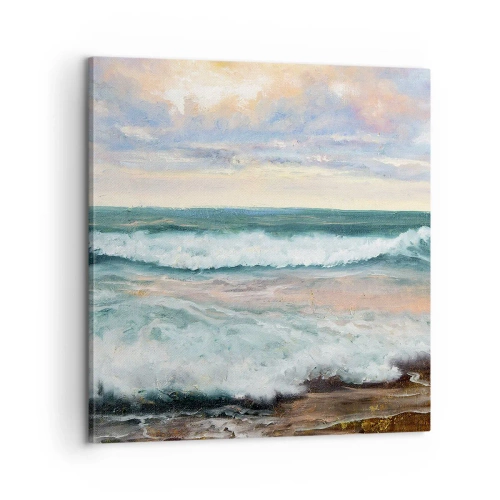 Impression sur toile - Image sur toile - Ici tu adouciras ton âme - 60x60 cm