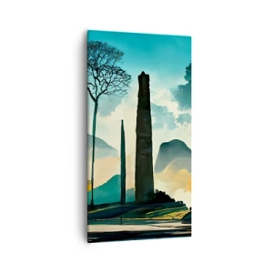 Impression sur toile - Image sur toile - Toujours de plus en plus haut - 55x100 cm