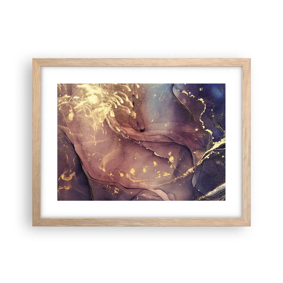 Affiche dans un chêne clair - Poster - Matière et esprit - 40x30 cm