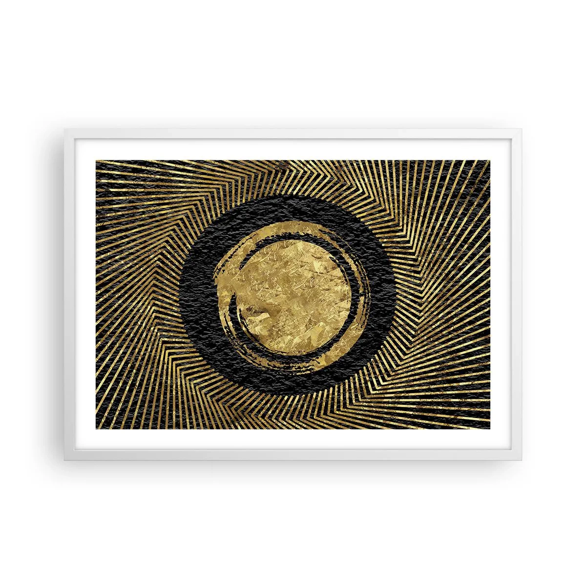 Affiche dans un cadre blanc - Poster - Composition glamour - 70x50 cm