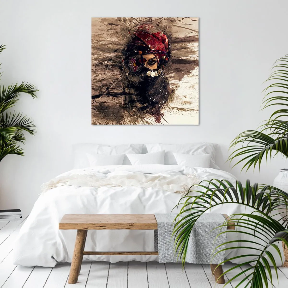 Impression sur toile - Image sur toile - Inquiétant, c'est le moins qu'on puisse dire - 50x50 cm