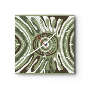 Horloge murale - Pendule murale - Une explosion d'émotions - 40x40 cm