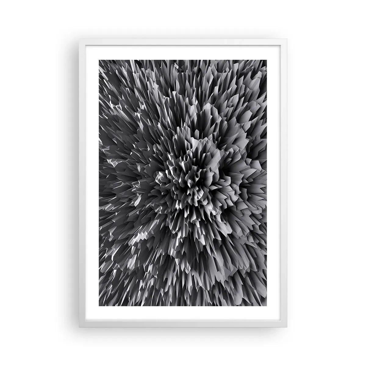 Affiche dans un cadre blanc - Poster - Ça ne peut pas être plus dur que ça - 50x70 cm