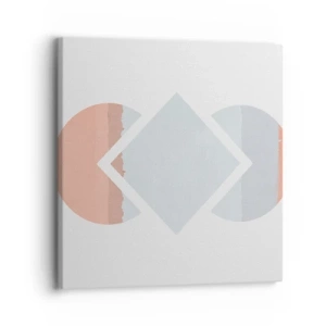 Impression sur toile - Image sur toile - La situation est clair - 30x30 cm