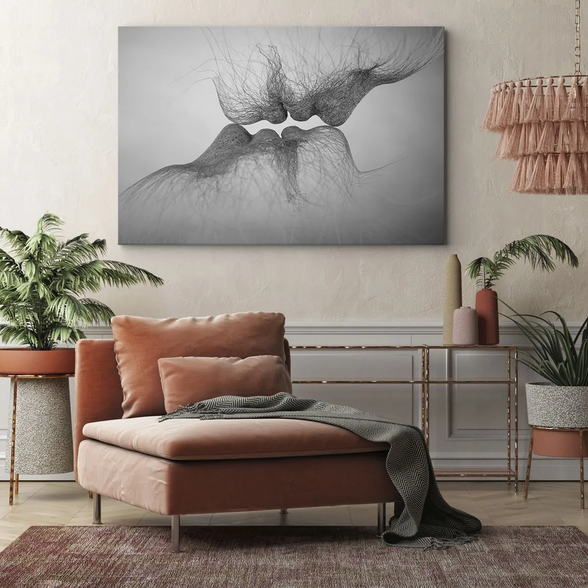 Impression sur toile - Image sur toile - La bise du vent - 70x50 cm