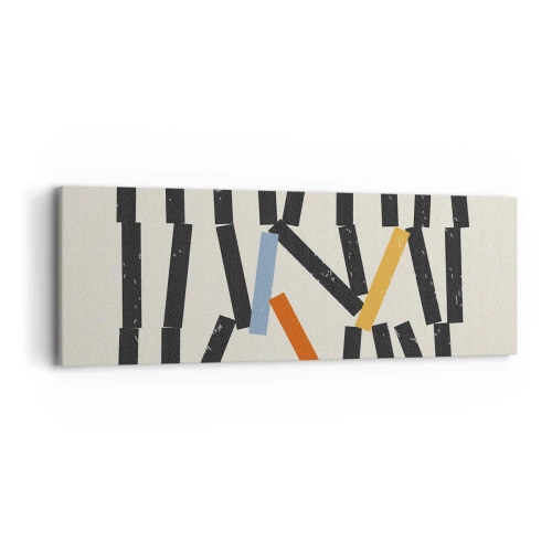 Impression sur toile - Image sur toile - Dominos – composition - 90x30 cm