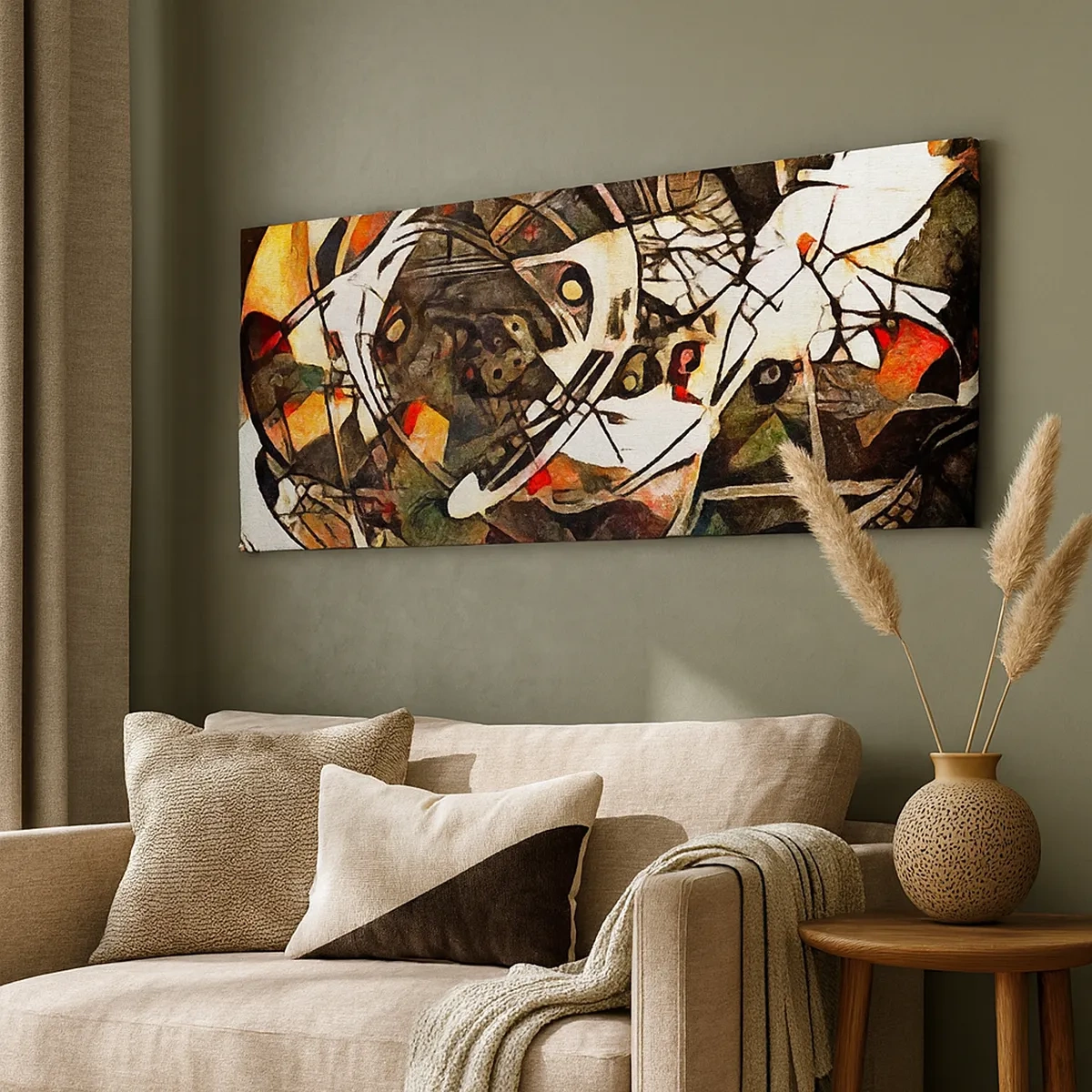 Impression sur toile - Image sur toile - Vous entendez le mouvement ? - 30x30 cm