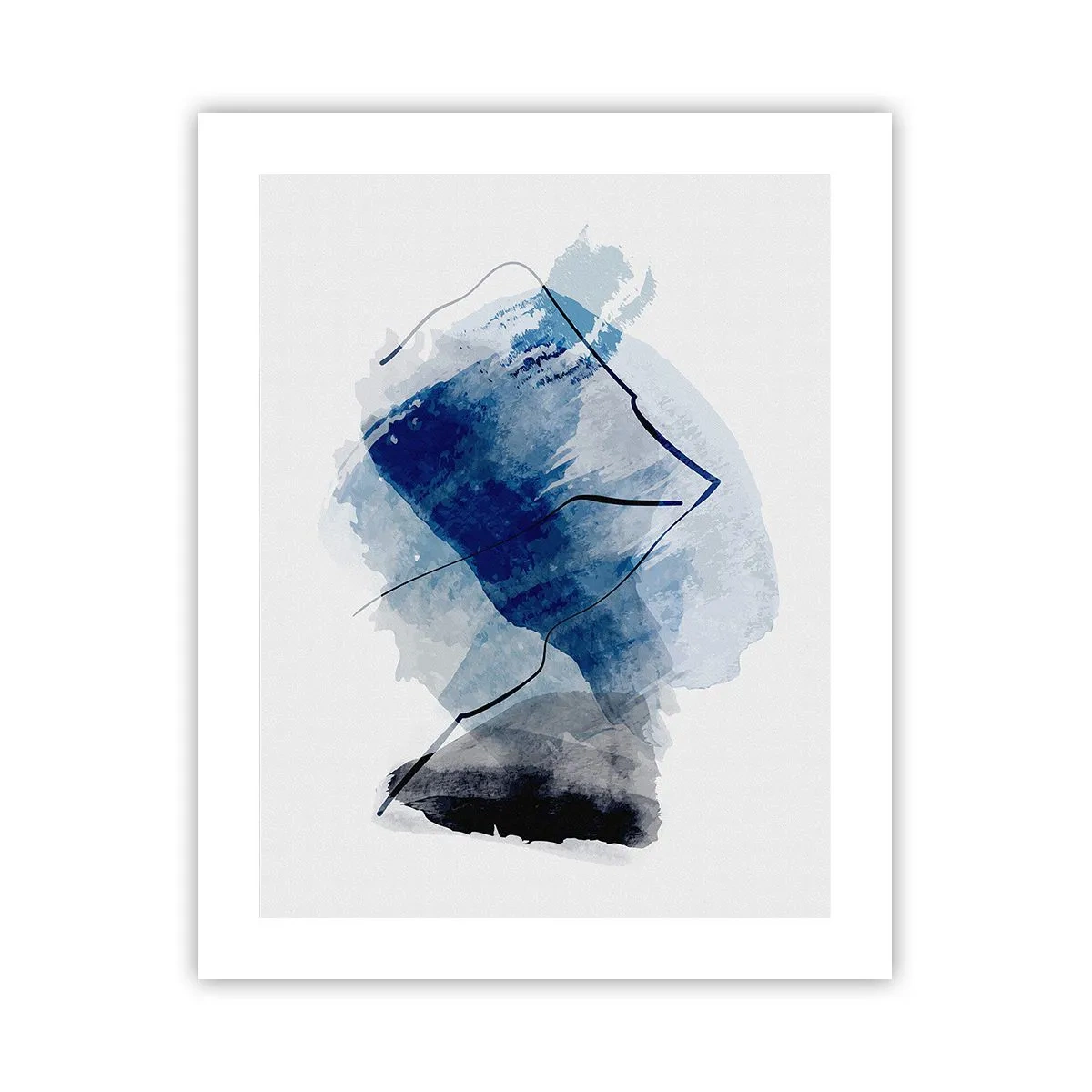 Affiche - Poster - Montagne de glace - 40x50 cm