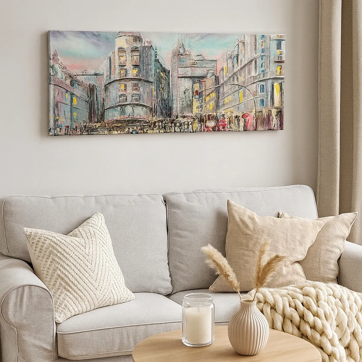 Impression sur toile - Image sur toile - Ce sera une soirée réussie - 30x30 cm