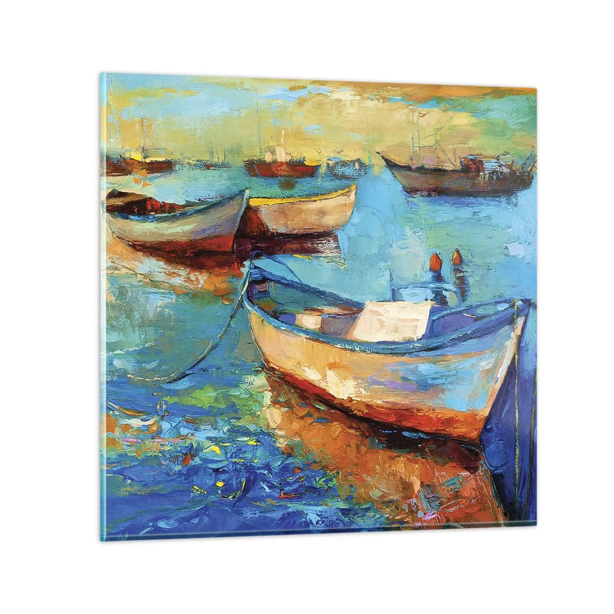 Impression sur verre - Image sur verre - Dans la baie du sud - 60x60 cm