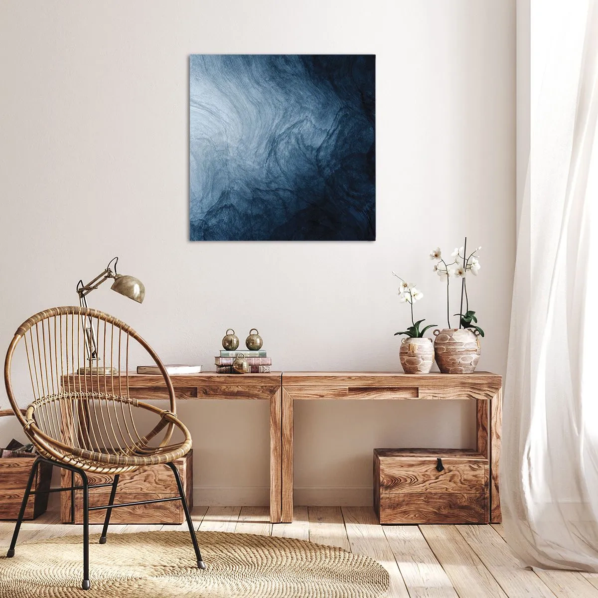 Impression sur toile - Image sur toile - Atteindre en profondeur - 30x30 cm