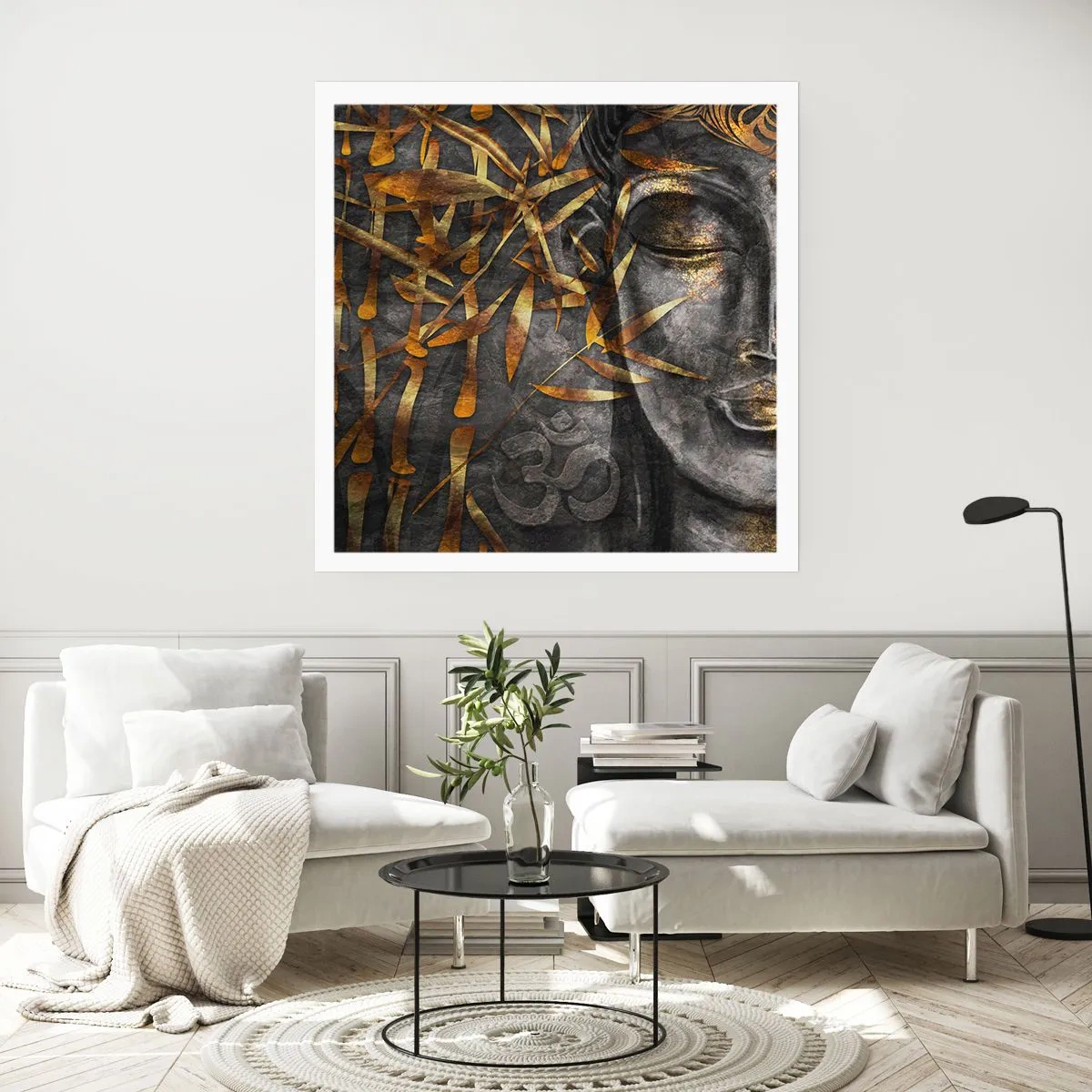 Affiche - Poster - Ressentir le calme - 30x30 cm