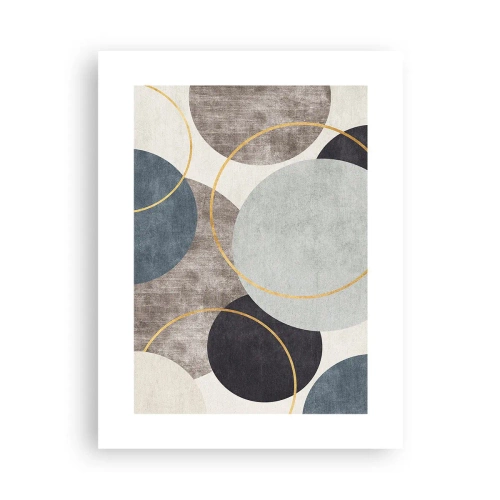 Affiche - Poster - Cercles sur cercles - 30x40 cm