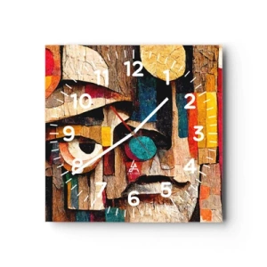 Horloge murale - Pendule murale - Je te vois… - 30x30 cm