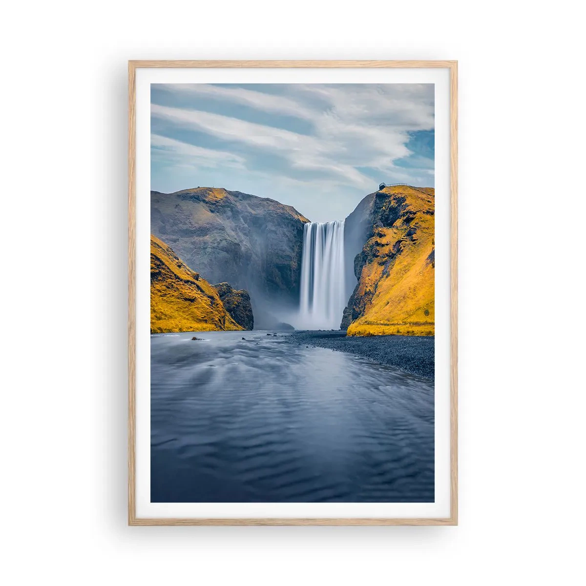 Affiche dans un chêne clair - Poster - Durée éternelle, mouvement éternel - 70x100 cm
