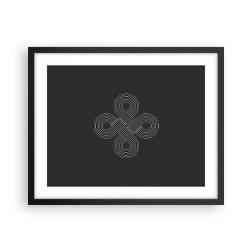 Affiche dans un cadre noir - Poster - Dans l'âme celtique - 50x40 cm