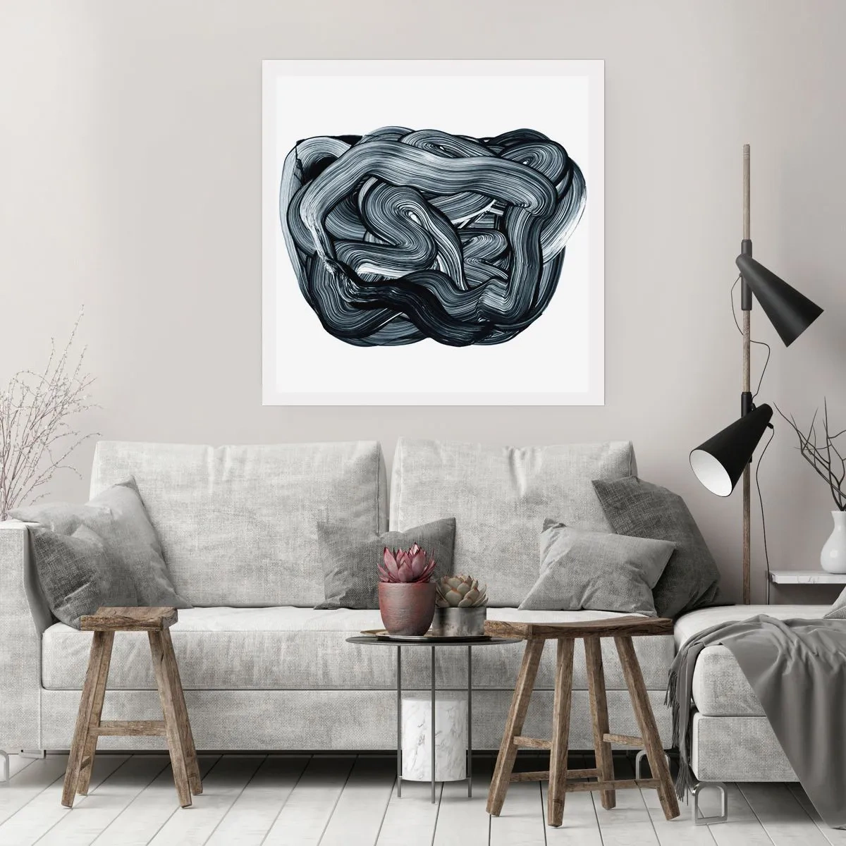 Affiche - Poster - Ce n'est pas si simple - 60x60 cm