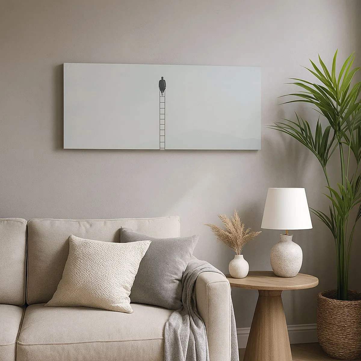 Impression sur toile - Image sur toile - Se soulever au-dessus - 100x40 cm