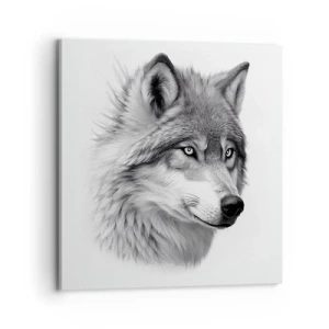 Impression sur toile - Image sur toile - Alpha – sans aucun doute - 70x70 cm