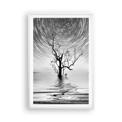 Affiche dans un cadre blanc - Poster - La symphonie de la nature - 61x91 cm