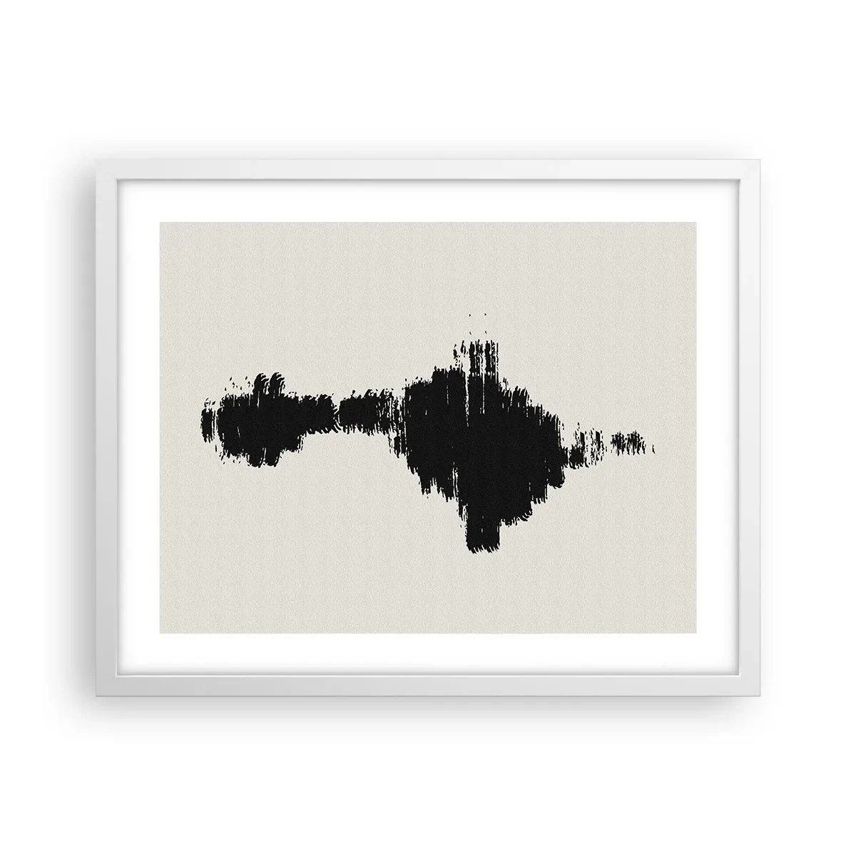 Affiche dans un cadre blanc - Poster - Vibrations de l'imagination - 50x40 cm