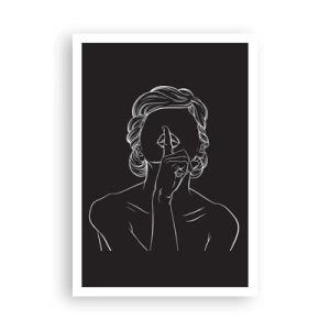 Affiche - Poster - La beauté s'épanouit en silence - 70x100 cm