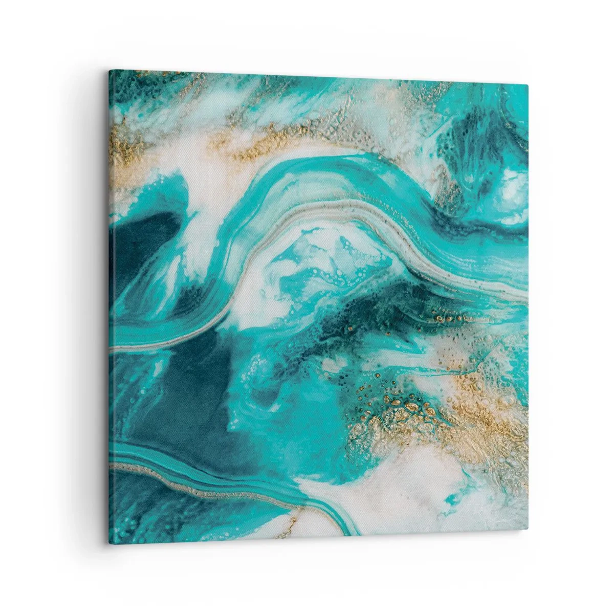 Impression sur toile - Image sur toile - Rivière d'or - 50x50 cm