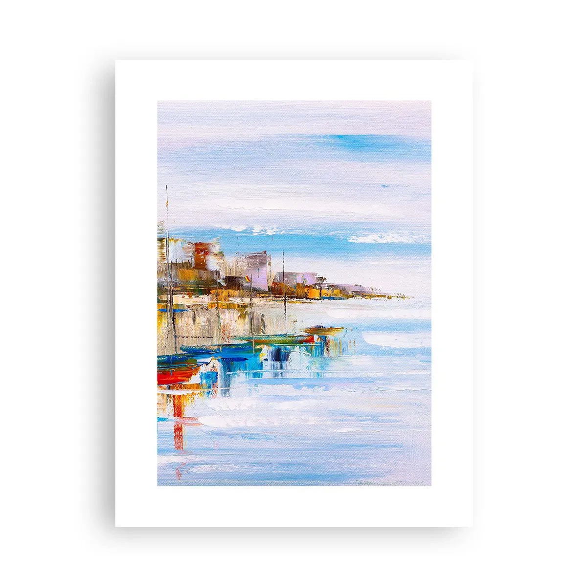 Affiche - Poster - Un havre urbain multicolore - 30x40 cm