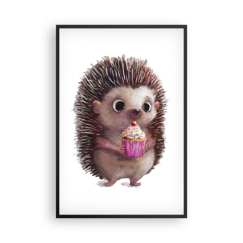 Affiche dans un cadre noir - Poster - La fête c'est tous les jours - 61x91 cm