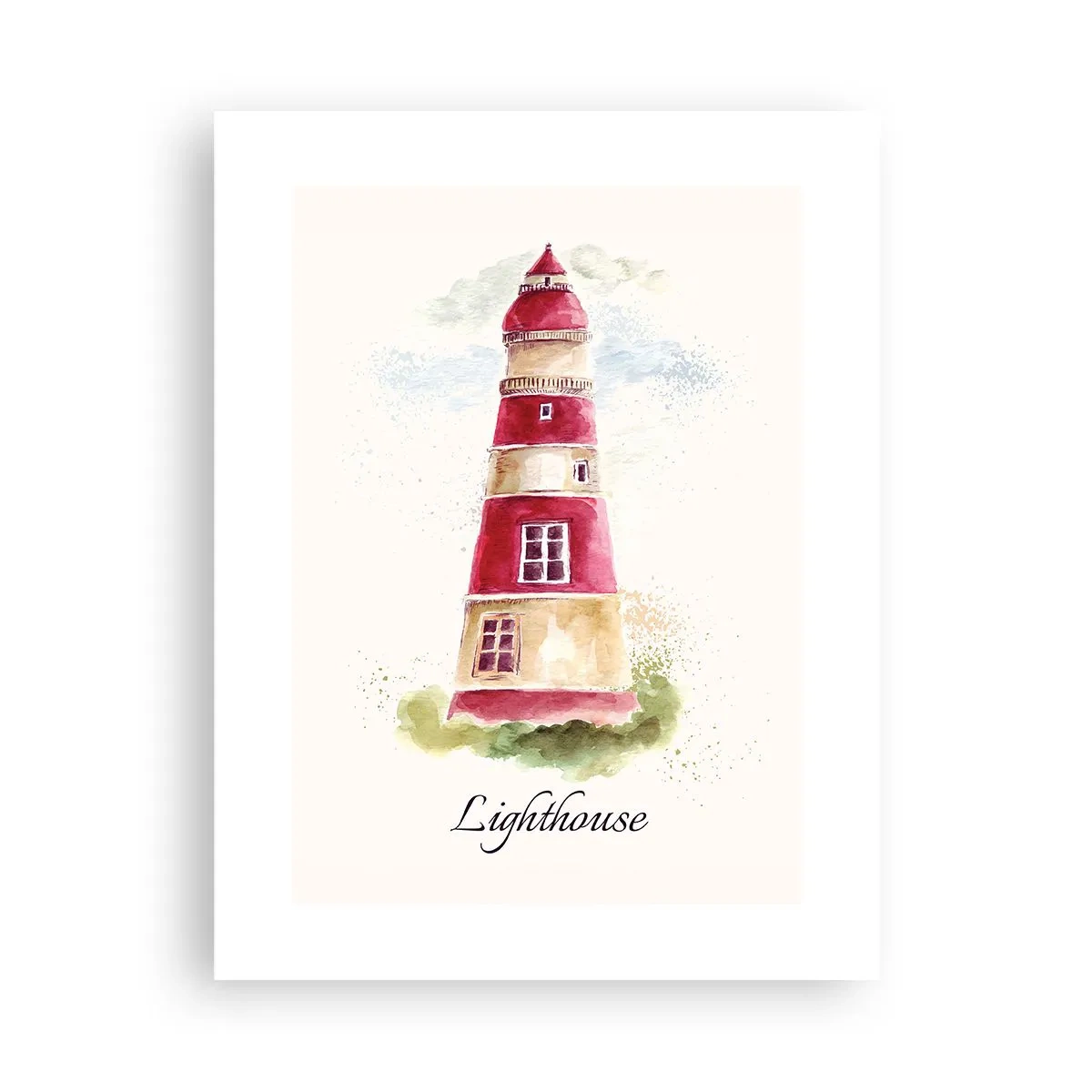 Affiche - Poster - Il y a toujours beau temps autour - 30x40 cm