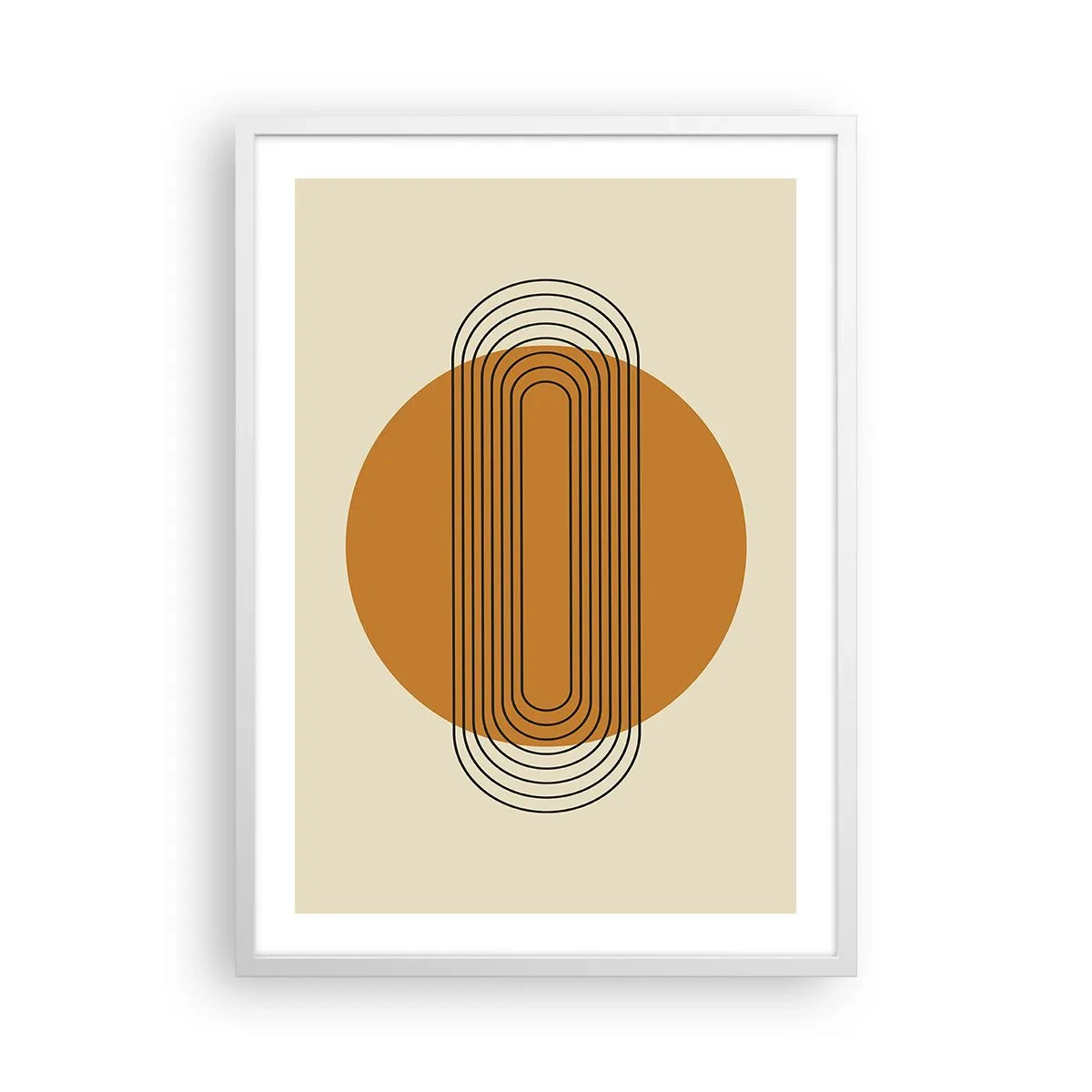 Affiche dans un cadre blanc - Poster - Plan idéal - 50x70 cm