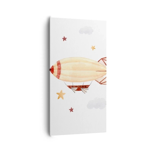 Impression sur toile - Image sur toile - Dirigeable - 65x120 cm