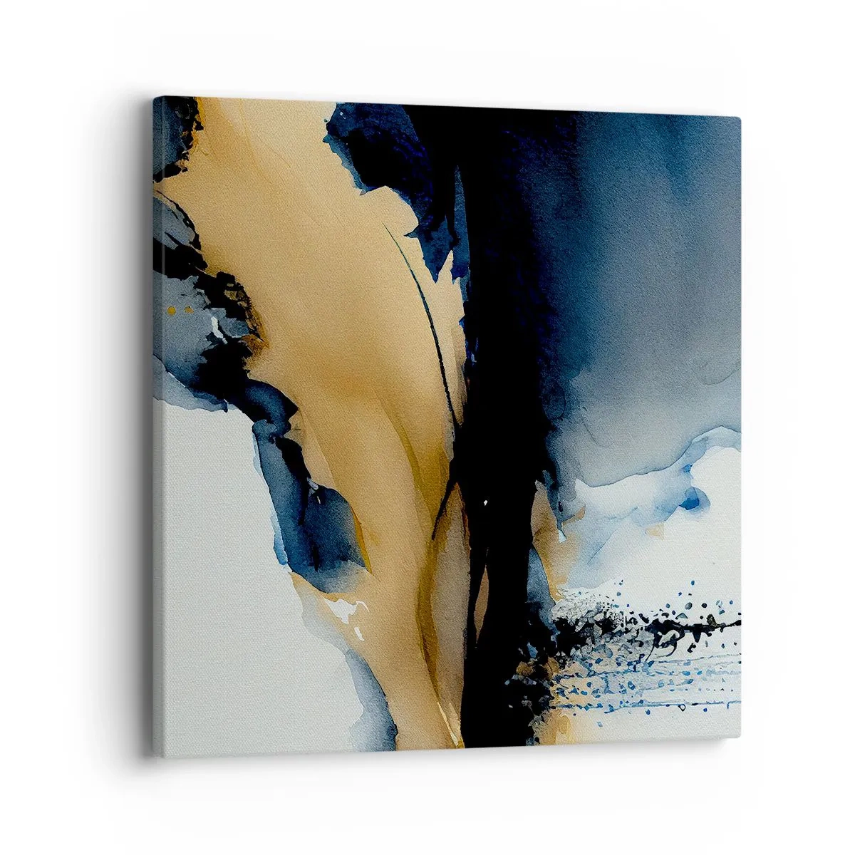 Impression sur toile - Image sur toile - Derrière le rideau - 40x40 cm