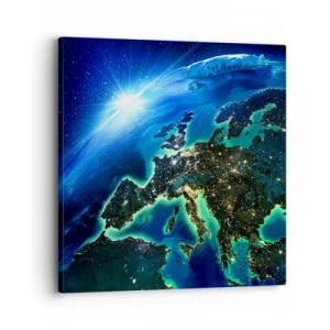Impression sur toile - Image sur toile - Europe pétillante - 30x30 cm